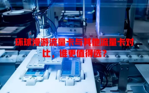 环球漫游流量卡与其他流量卡对比，谁更值得选？