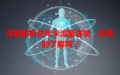 深度解析龙年卡流量详情，你真的了解吗？