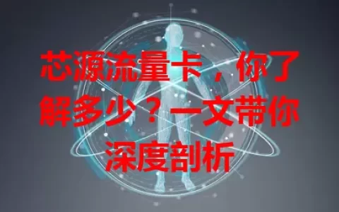 芯源流量卡，你了解多少？一文带你深度剖析
