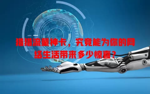 猎猎流量神卡，究竟能为你的网络生活带来多少惊喜？