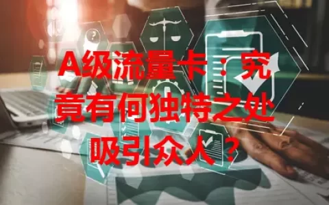 A级流量卡：究竟有何独特之处吸引众人？