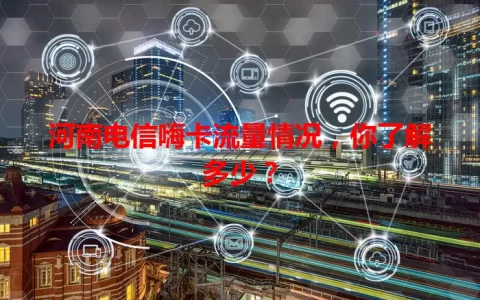 河南电信嗨卡流量情况，你了解多少？