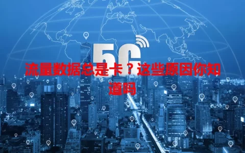 流量数据总是卡？这些原因你知道吗