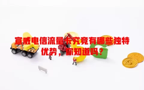 宣威电信流量卡究竟有哪些独特优势，你知道吗？
