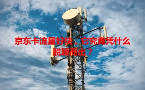 京东卡流量好快，它究竟凭什么脱颖而出？
