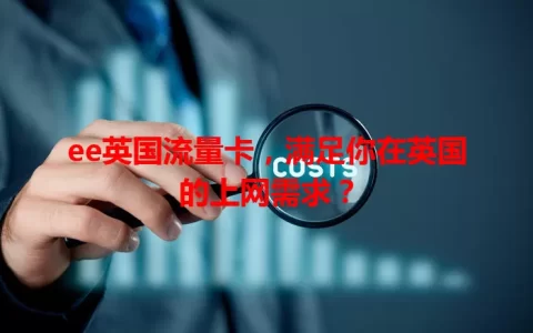 ee英国流量卡，满足你在英国的上网需求？