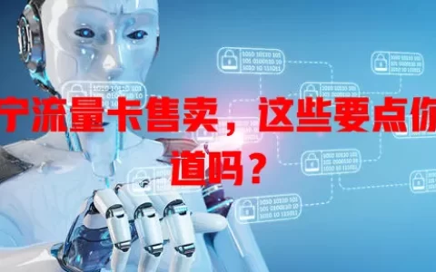 南宁流量卡售卖，这些要点你知道吗？