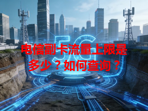 电信副卡流量上限是多少？如何查询？