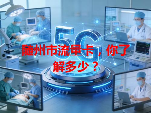 随州市流量卡，你了解多少？