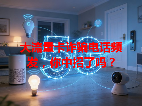 大流量卡诈骗电话频发，你中招了吗？