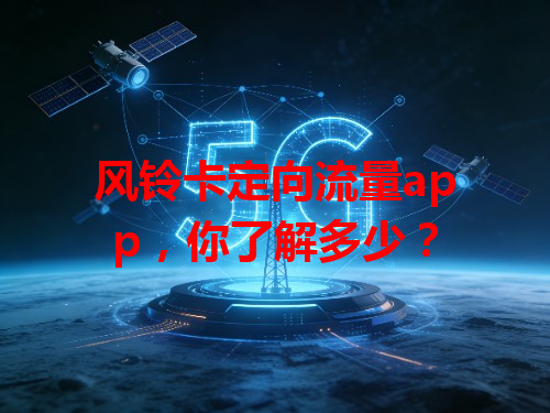 风铃卡定向流量app，你了解多少？