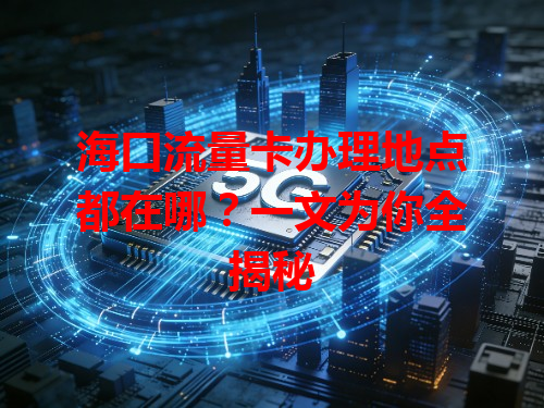 海口流量卡办理地点都在哪？一文为你全揭秘