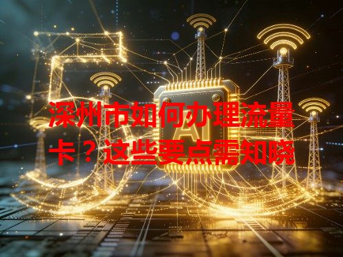 深州市如何办理流量卡？这些要点需知晓