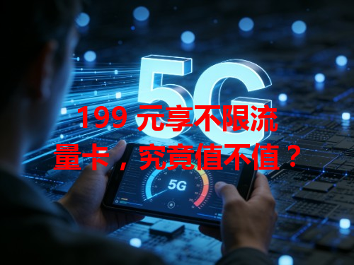 199 元享不限流量卡，究竟值不值？