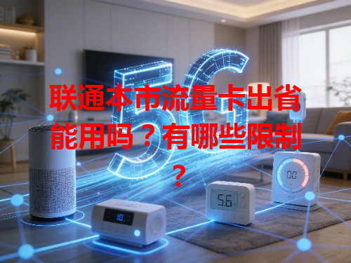 联通本市流量卡出省能用吗？有哪些限制？