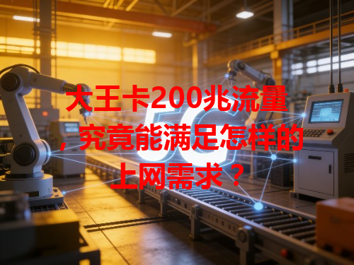 大王卡200兆流量，究竟能满足怎样的上网需求？