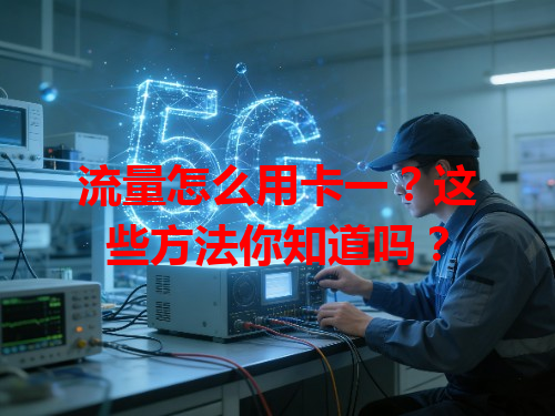 流量怎么用卡一？这些方法你知道吗？