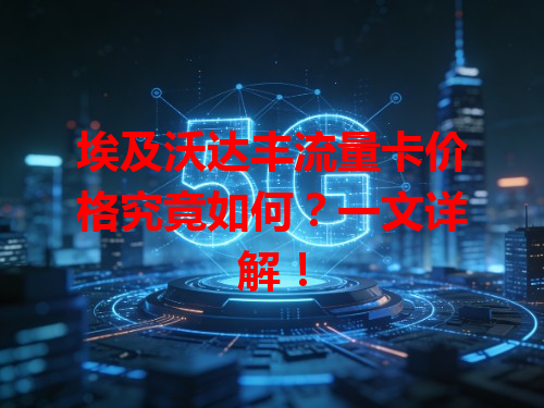 埃及沃达丰流量卡价格究竟如何？一文详解！