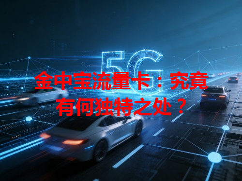 金中宝流量卡：究竟有何独特之处？