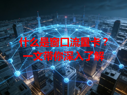 什么是窗口流量卡？一文带你深入了解