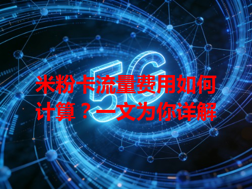 米粉卡流量费用如何计算？一文为你详解