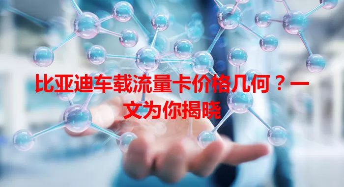比亚迪车载流量卡价格几何?一文为你揭晓