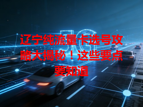 辽宁纯流量卡选号攻略大揭秘！这些要点要知道