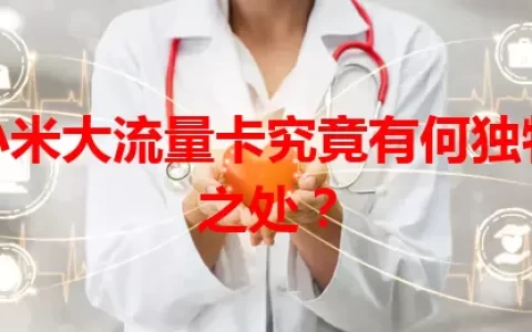 小米大流量卡究竟有何独特之处？