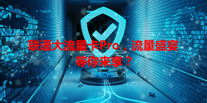 联通大流量卡Pro，流量盛宴等你来享？