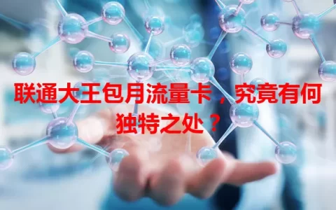联通大王包月流量卡，究竟有何独特之处？