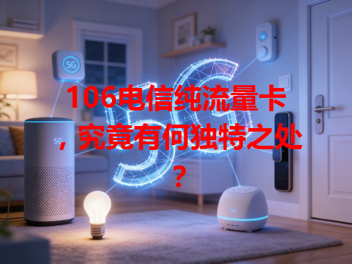 106电信纯流量卡，究竟有何独特之处？