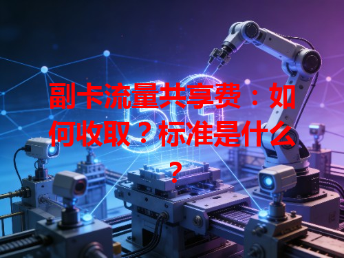 副卡流量共享费：如何收取？标准是什么？