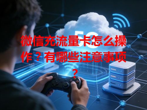 微信充流量卡怎么操作？有哪些注意事项？