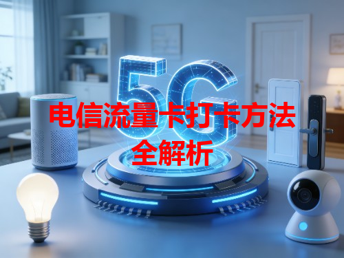 电信流量卡打卡方法全解析