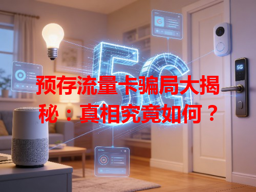 预存流量卡骗局大揭秘：真相究竟如何？