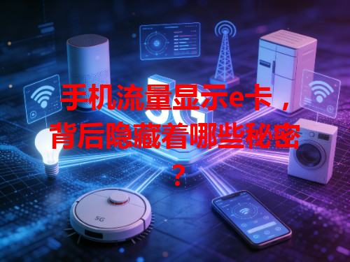 手机流量显示e卡，背后隐藏着哪些秘密？
