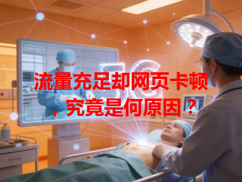 流量充足却网页卡顿，究竟是何原因？