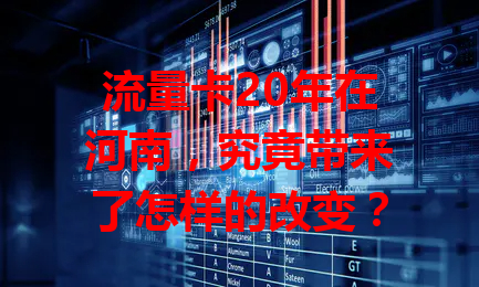 流量卡20年在河南，究竟带来了怎样的改变？