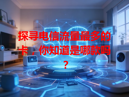 探寻电信流量最多的卡，你知道是哪款吗？