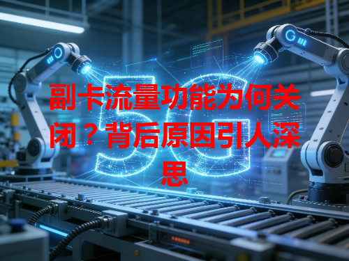 副卡流量功能为何关闭？背后原因引人深思