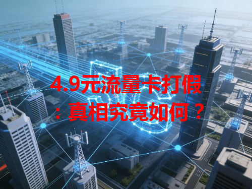 4.9元流量卡打假：真相究竟如何？