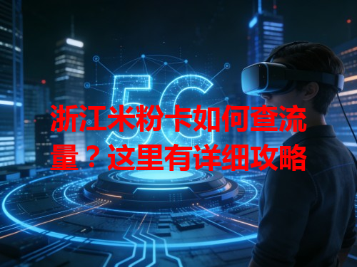 浙江米粉卡如何查流量？这里有详细攻略