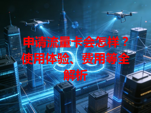 申请流量卡会怎样？使用体验、费用等全解析