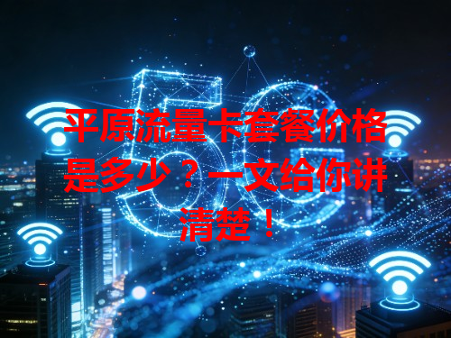 平原流量卡套餐价格是多少？一文给你讲清楚！