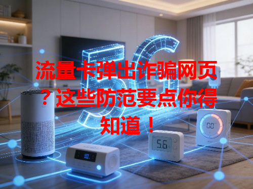 流量卡弹出诈骗网页？这些防范要点你得知道！