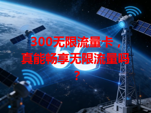 300无限流量卡，真能畅享无限流量吗？