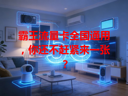 霸王流量卡全国通用，你还不赶紧来一张？