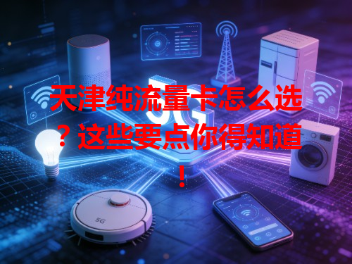 天津纯流量卡怎么选？这些要点你得知道！