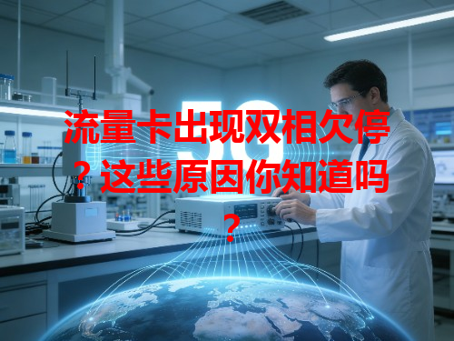 流量卡出现双相欠停？这些原因你知道吗？