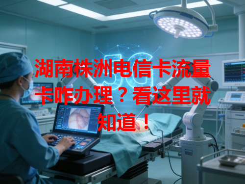 湖南株洲电信卡流量卡咋办理？看这里就知道！